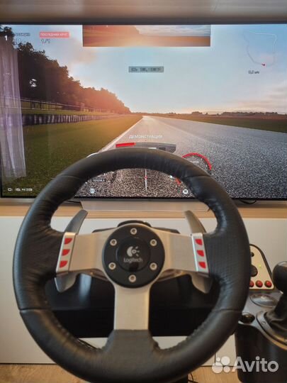 Руль logitech g27 + Стойка + переходник на PS4