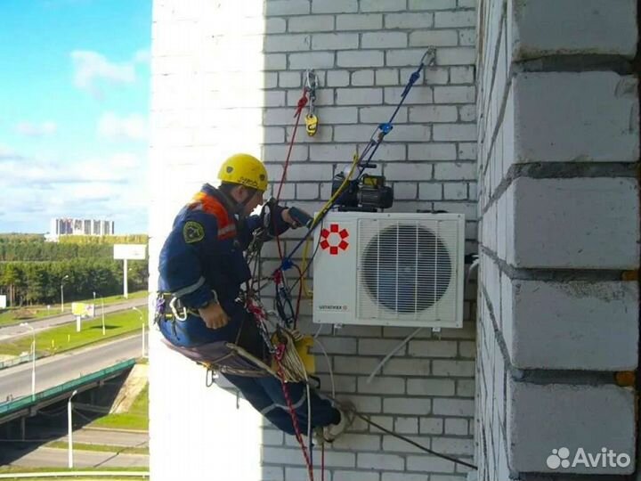 Установка кондиционеров монтаж сплит систем