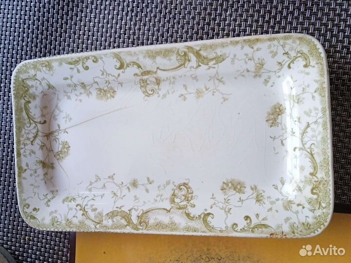 Тарелка Клементсон Броз. Англия 19в