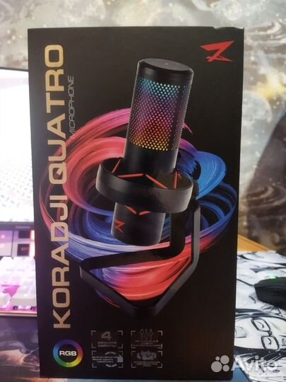 Микрофон студийный Zet Gaming Koradji Quatro
