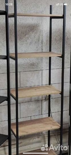Стеллаж из металла полки из лдсп