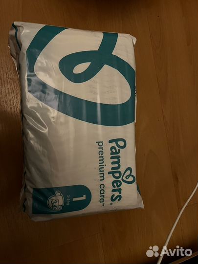 Подгузники pampers premium care 1 новые