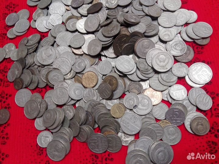 Монеты СССР 10, 15, 20 коп