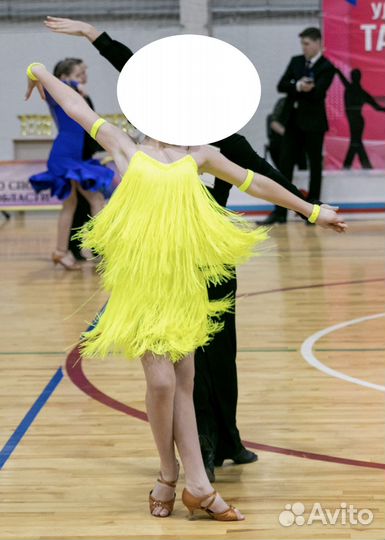 Платье для бальных танцев латина ю1