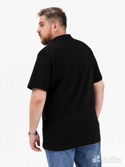 Футболка polo мужская plus size