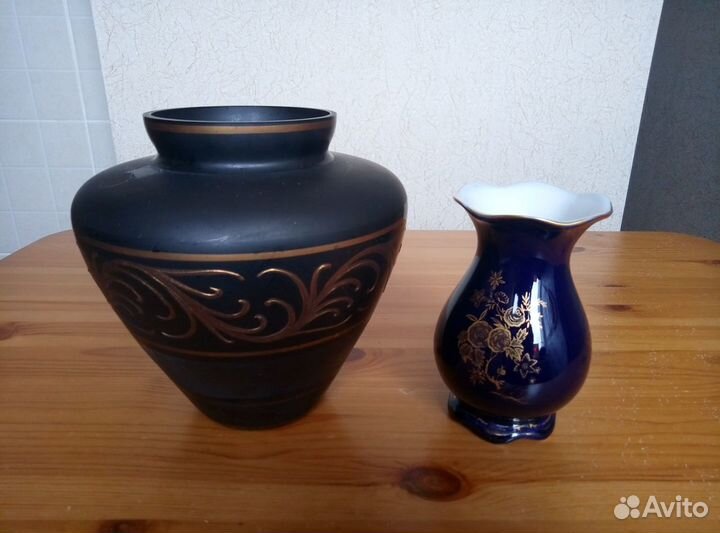 Вазы для цветов хрусталь,медь,фарфор винтаж