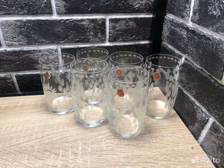 К.2619 Бокалы Гусь хрустальный СССР