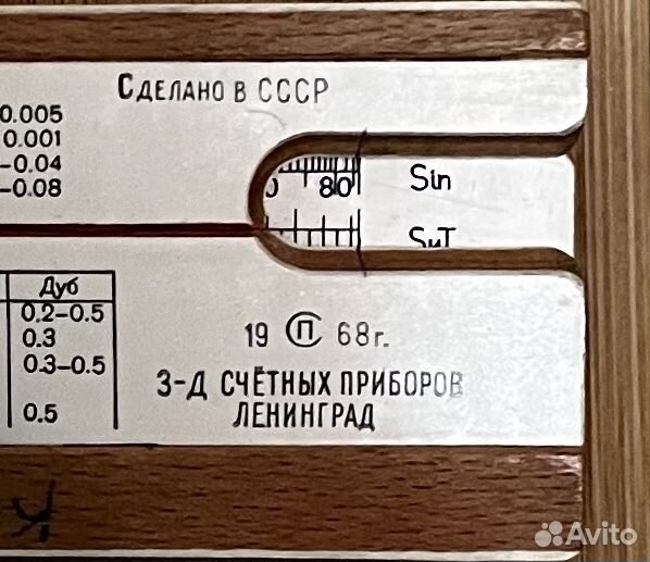 Логарифмическая линейка СССР