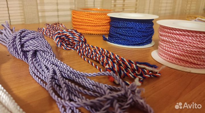 Шнур витой декоративный 3 мм для творчества