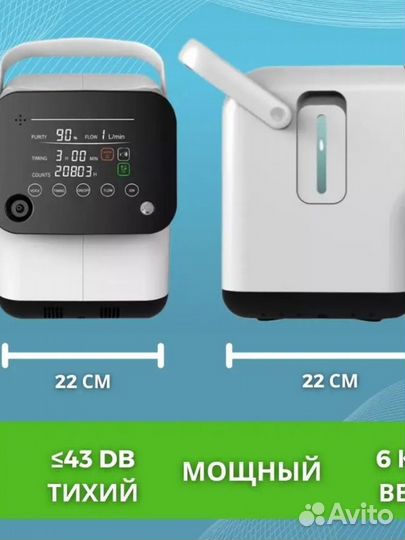 Кислородный концентратор 5 литров