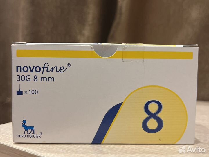 Иглы novofine 30G 8 mm