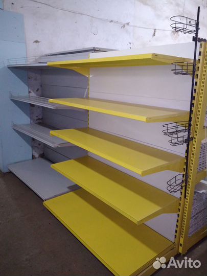 Стеллажи торговые металлические