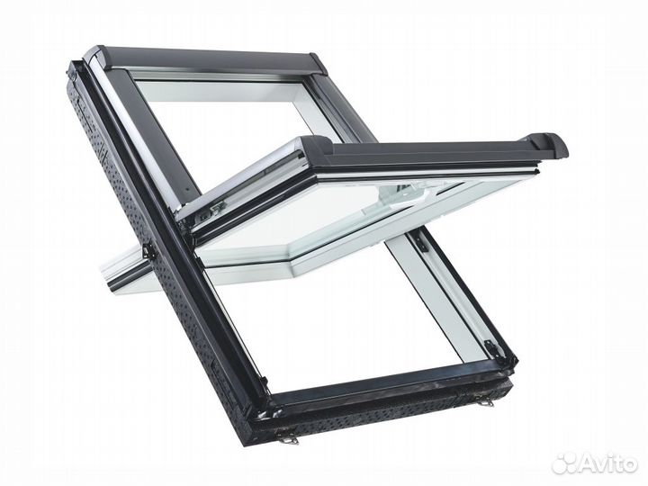 Окно мансардное Roto R49 с термоблоком пластик