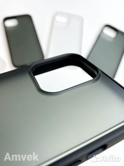 Чехол на iPhone 13 Pro Max (Противоударный) Чёрный
