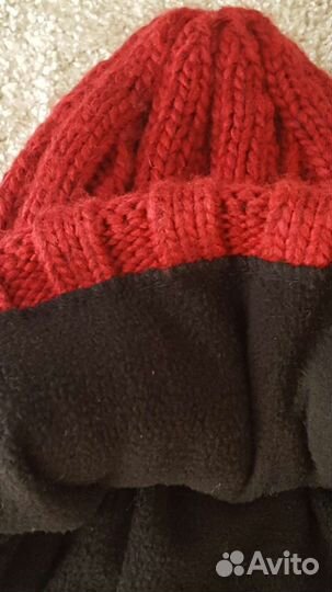 Комплект шапка и снуд женский зимний
