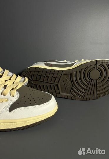 Кроссовки Travis Scott x Air Jordan 1 Люкс