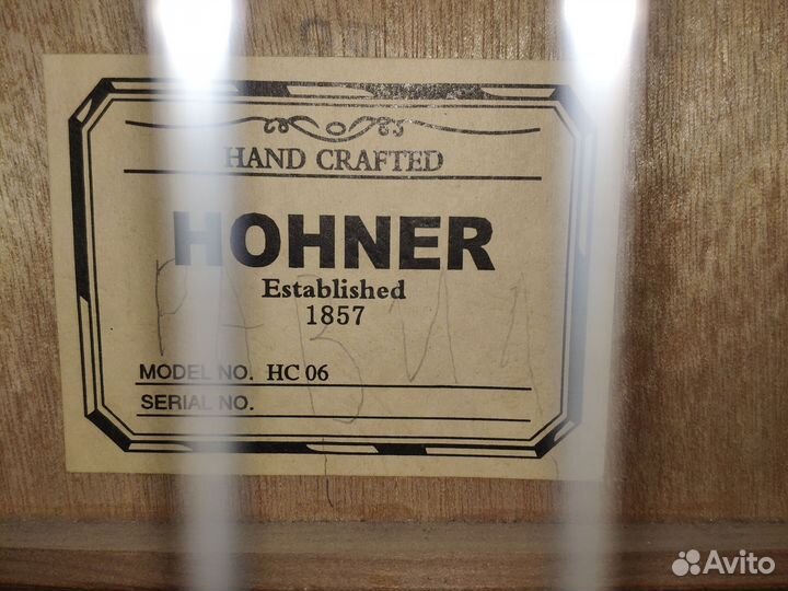 Классическая гитара Hohner hc06