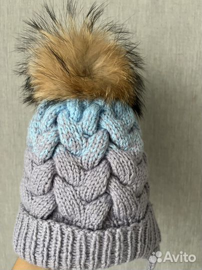 Комплект шапка и снуд Зима