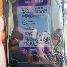 Жесткий диск WD Purple 4TB WD40purz Refresh