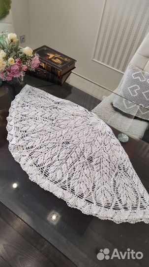 Абажур для торшера вязаный винтаж