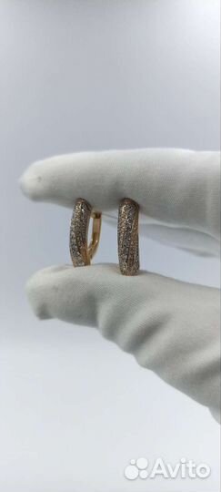 Золотые серьги 585 пробы