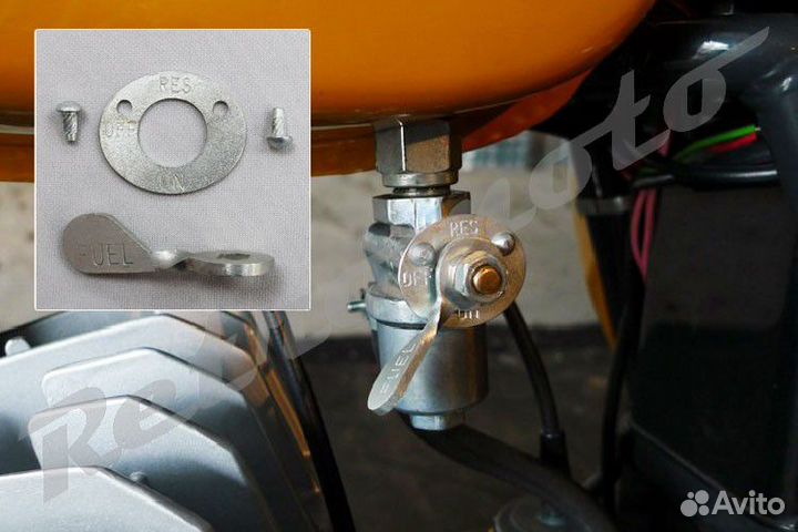 Шильда бензокраника кр-12 для мотоцикла иж-пс