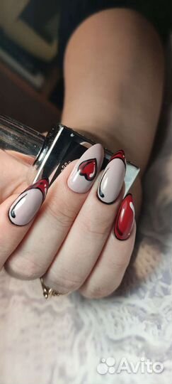 Наращивание, покрытие ногтей. Более 200 цветов