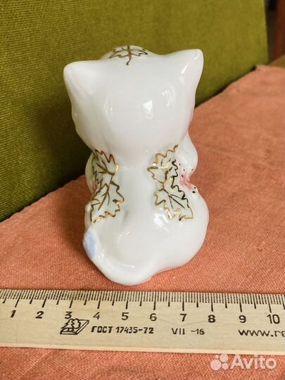 Н18 Нежный фарфоровый котёнок