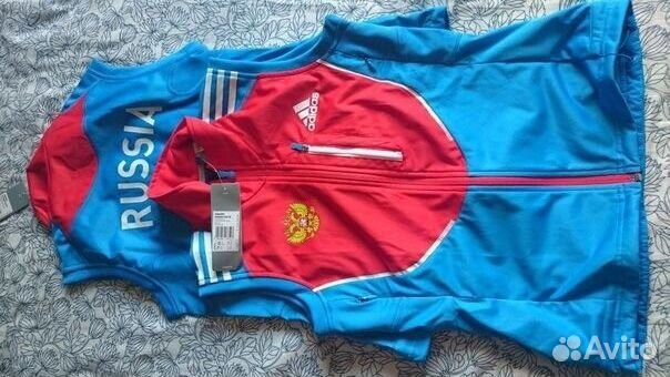 Разминочная Жилетка adidas Сб России 42-44 жен