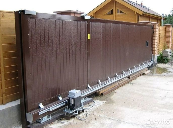 Откатные ворота под ключ