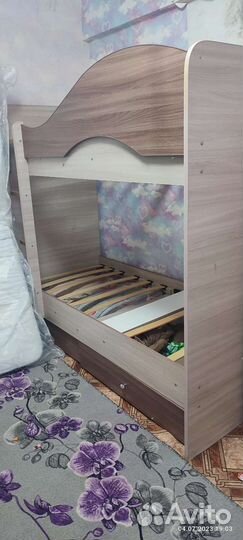 Детская кровать двухъярусная
