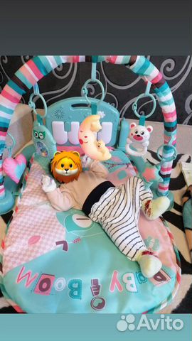 Развивающий коврик музыкальный с пианино