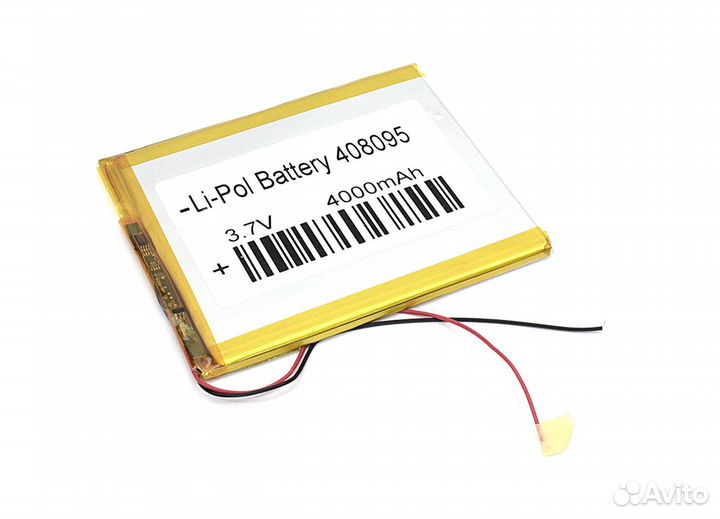Li-Pol 4*80*95мм 2pin