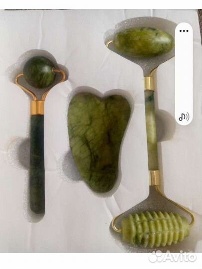 Массажеры и роллеры для лица, + скребок гуаша