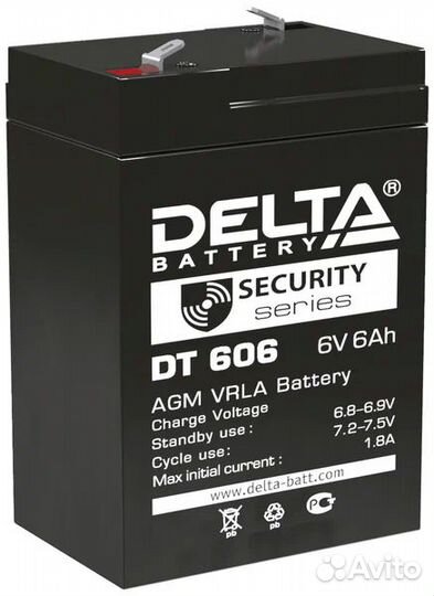Аккумулятор Delta DT606 цена за 1 аккумулятор