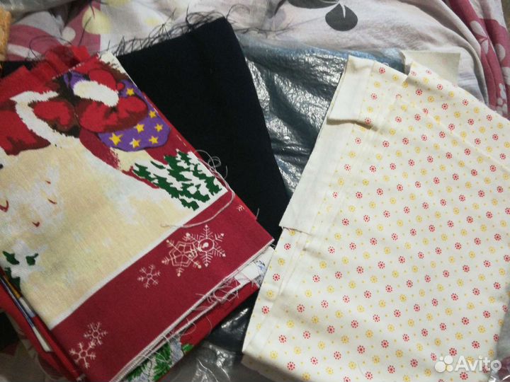 Отрезы ткани пакетом