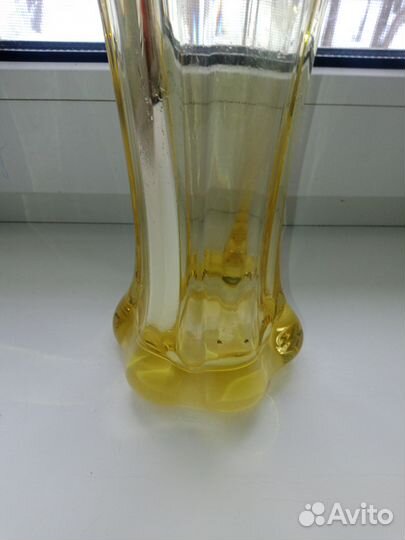 Ваза толстое стекло СССР