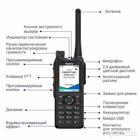 Портативная цифровая радиостанция Hytera HP785 объявление продам