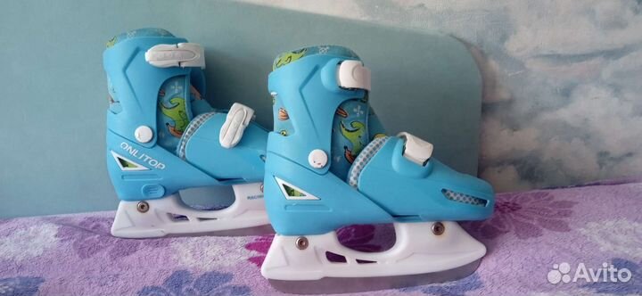 Коньки раздвижные 30-34