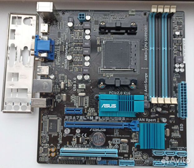 Материнская плата am3 plus Asus M5A78L-M plus-USB3
