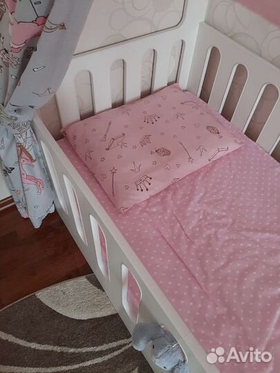 Детская кровать домик с матрасом