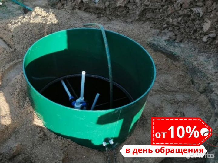 Переливной септик