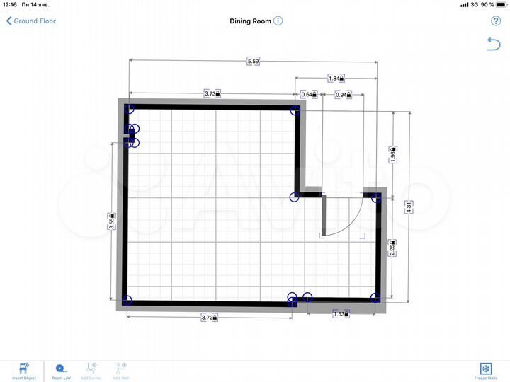 Торговая площадь, 19.6 м²