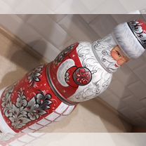 Дед мороз. Фигурка декоративная из дерева