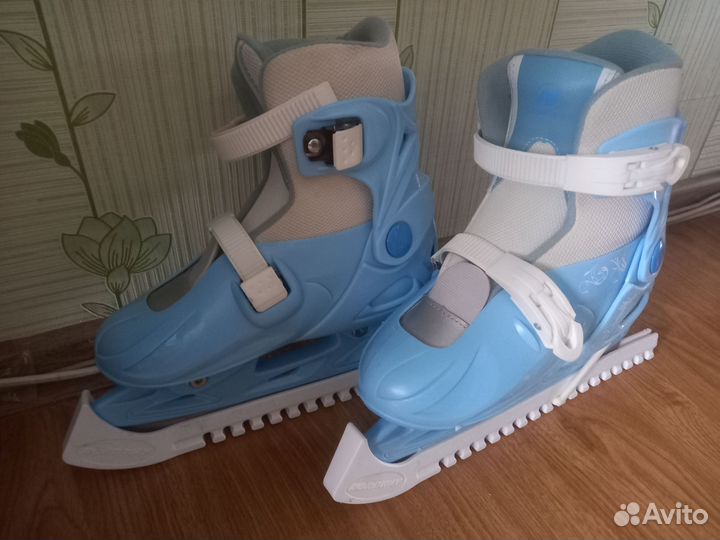 Коньки детские раздвижные р с 35 по 37р