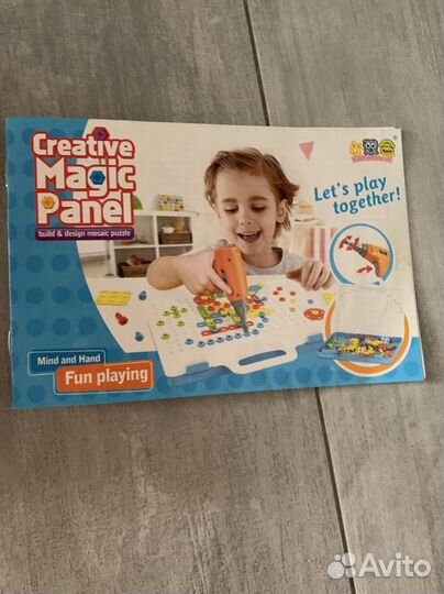 Конструктор с шуруповертом Creative Magic