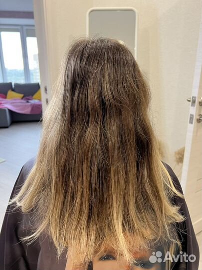 Кератиновое выпрямление волос