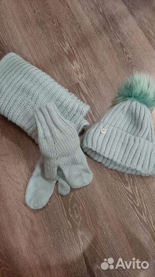 Комплект Шапка, снуд и варежки