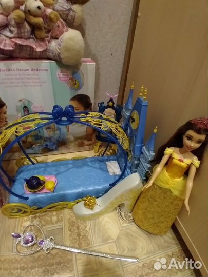Спальня золушки, куклы пакетом disney, для девочки