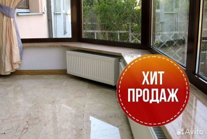 Подоконник из искусственного камня для дома